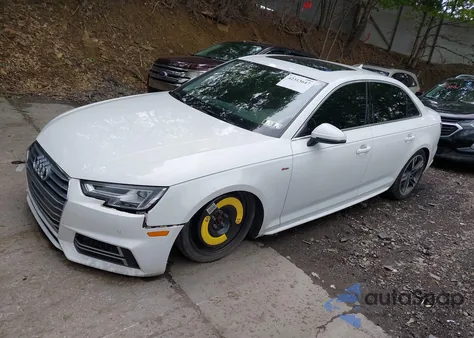 2018 Audi A4 2.0T Premium/2.0T Tech Premium из США, поврежденный, VIN WAUENAF46JA149268